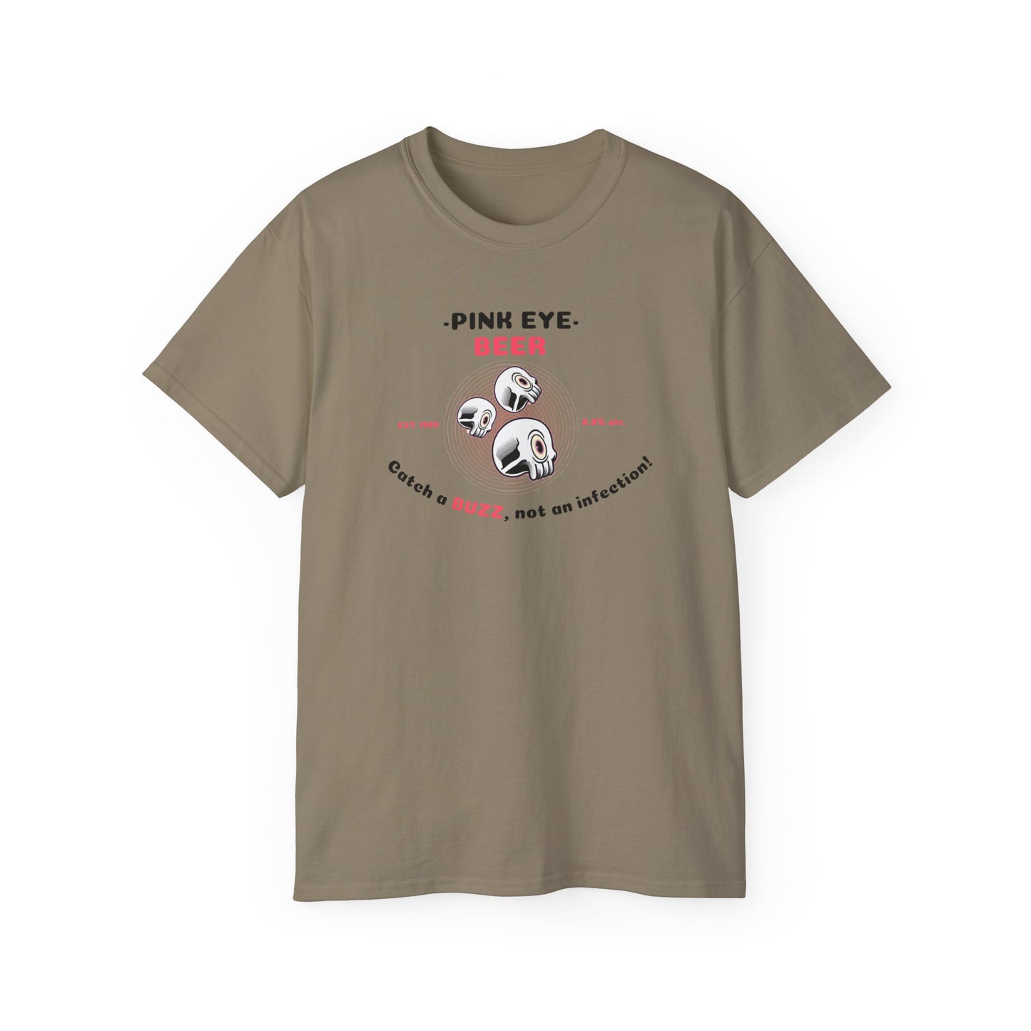 'Pink Eye Beer' Unisex Ultra Cotton Tee