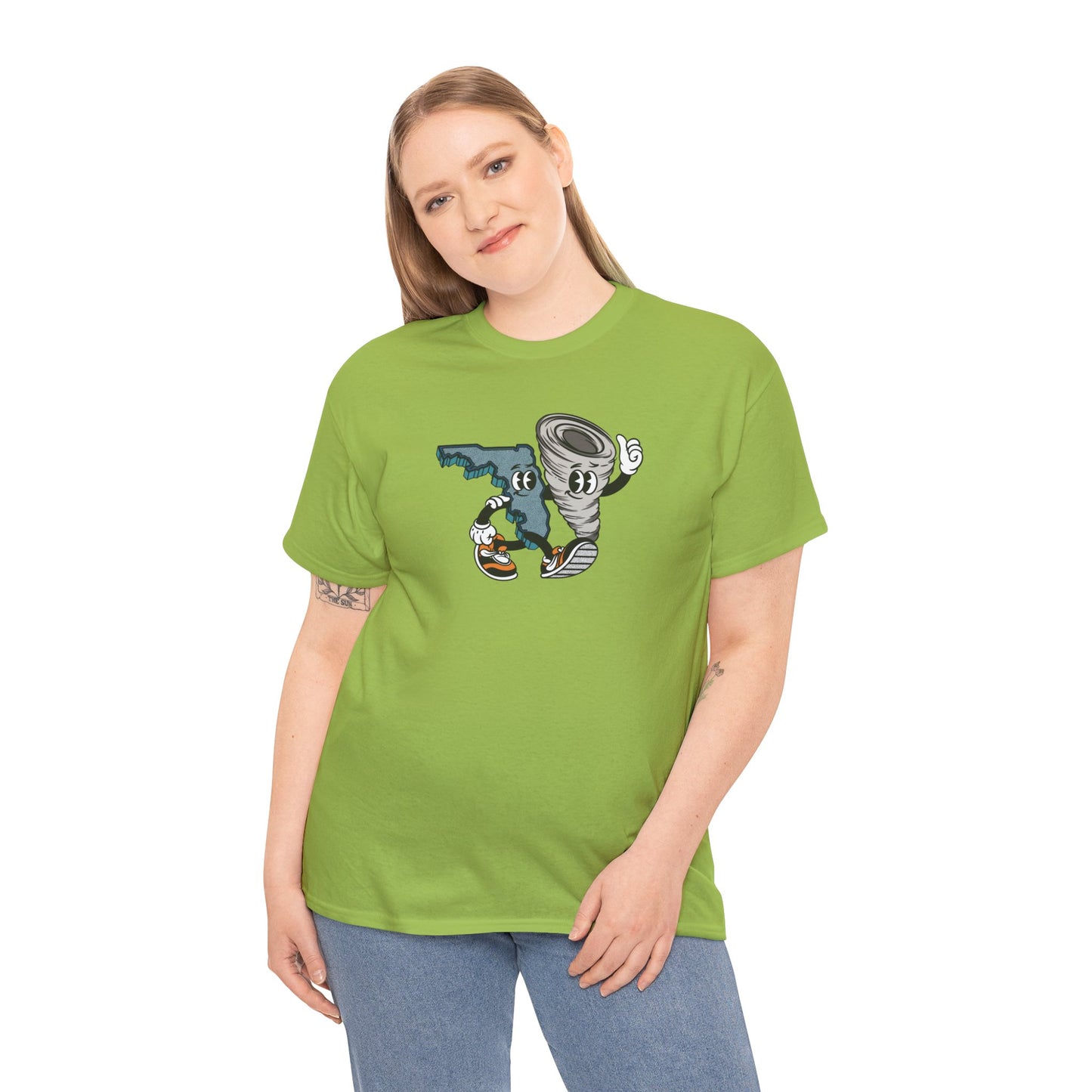'Florida Hurricane Besties' Unisex Heavy Cotton Tee