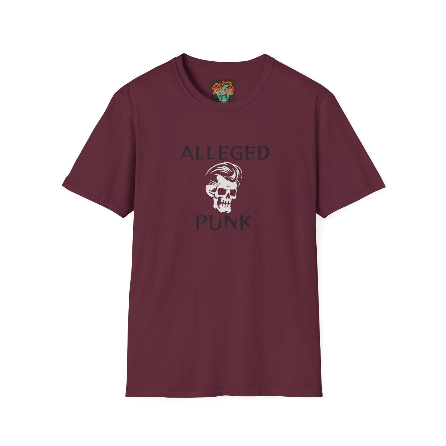 'Alleged Punk' Edgy Unisex Softstyle T-Shirt