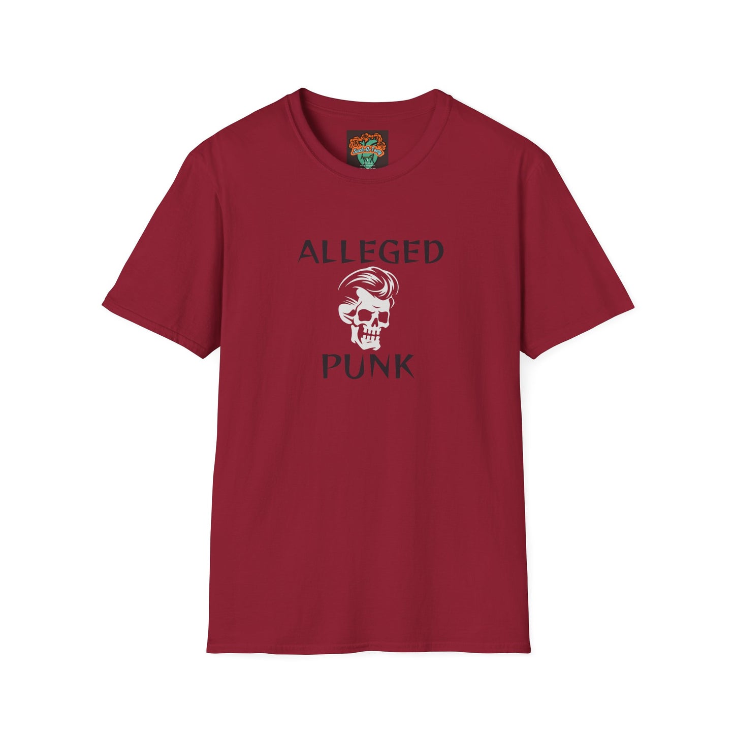 'Alleged Punk' Edgy Unisex Softstyle T-Shirt