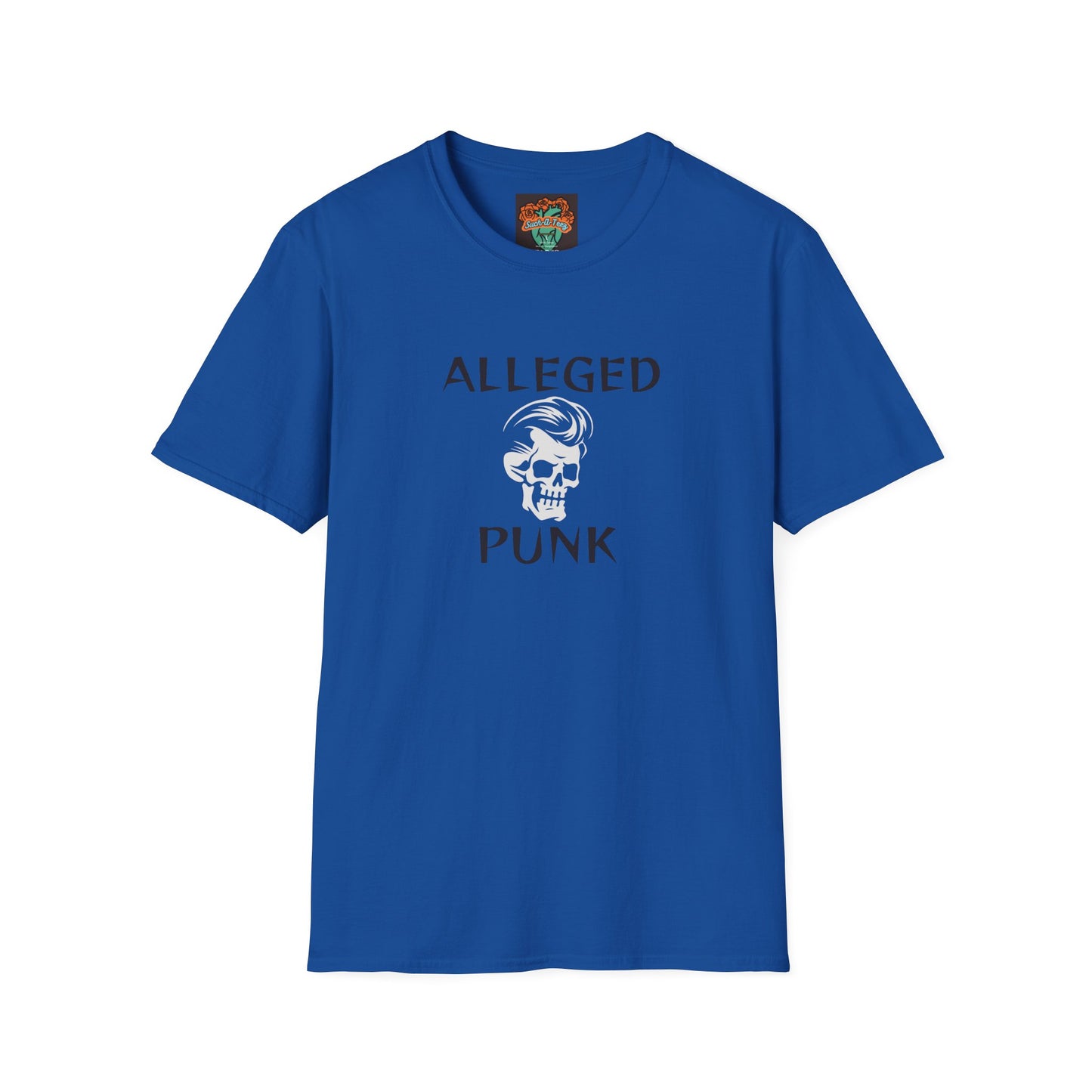 'Alleged Punk' Edgy Unisex Softstyle T-Shirt