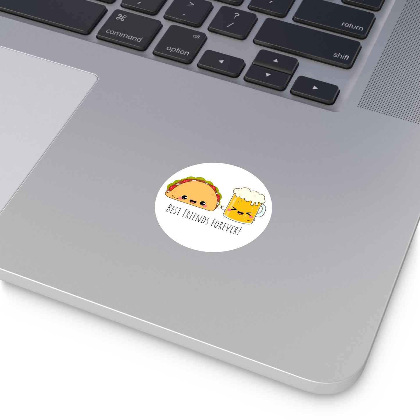 'Beer & Taco BFF!' Round Stickers, Indoor\Outdoor