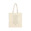 'My Story' Cotton Canvas Tote Bag