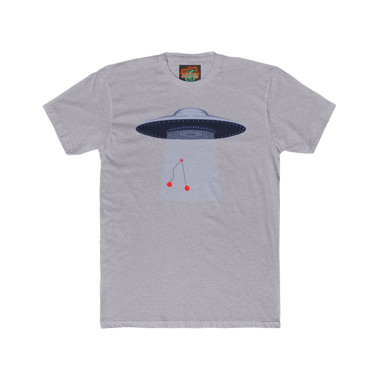'Alien Clackers' Funny Alien Unisex Cotton Crew Tee
