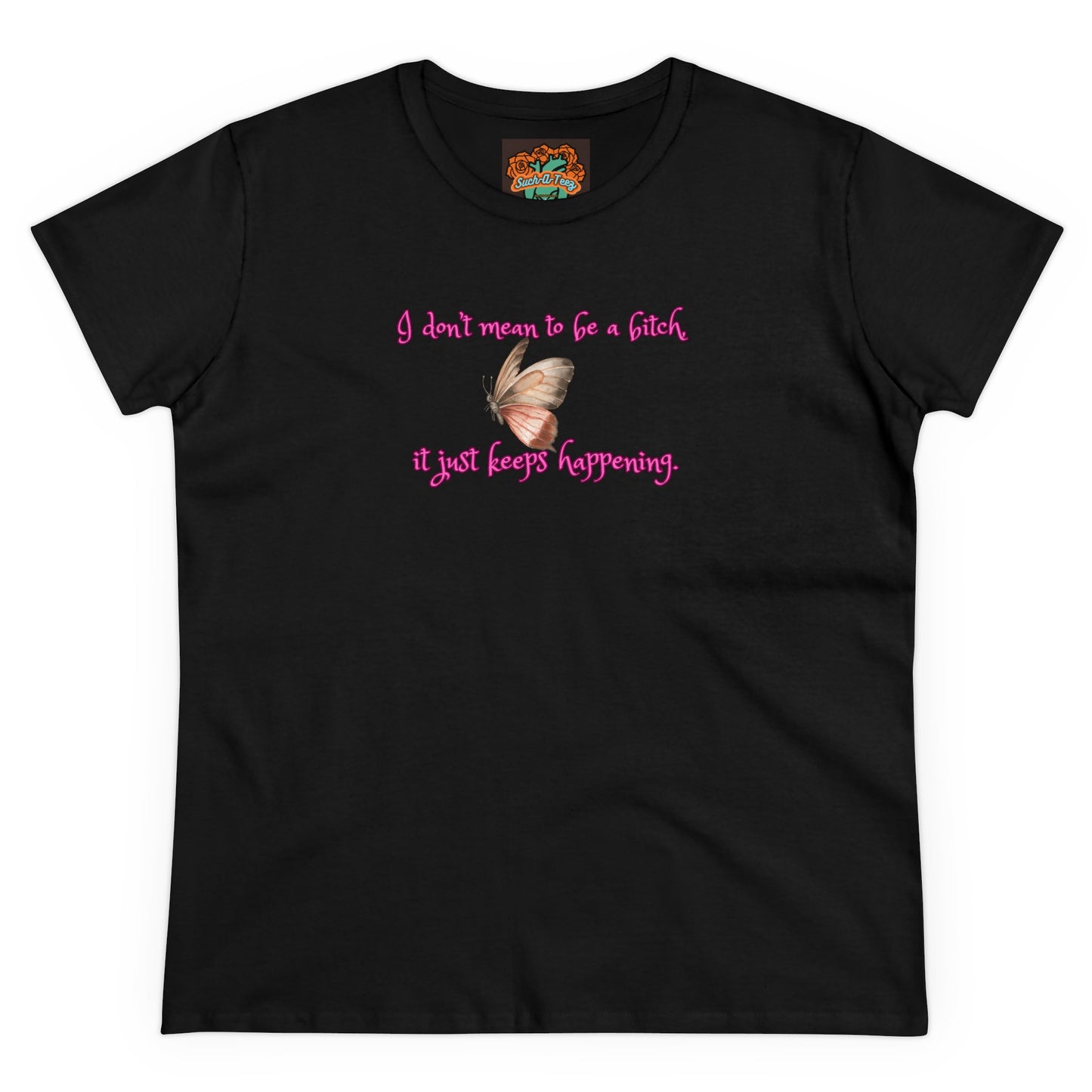 'Just Can't Help It' Women's Midweight Cotton Tee