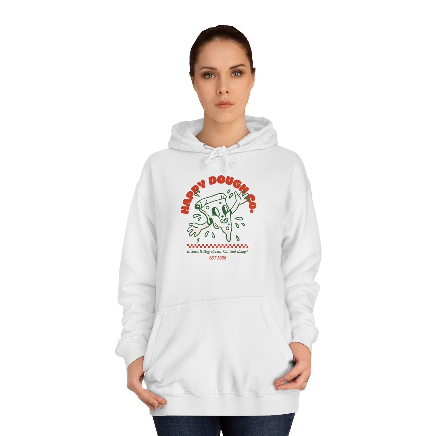 'Happy Dough Co.'Unisex College Hoodie
