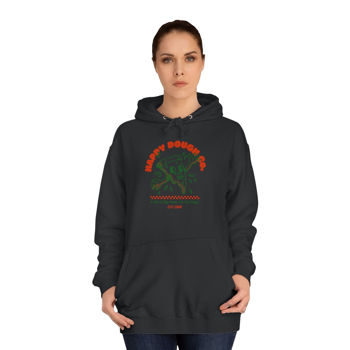 'Happy Dough Co.'Unisex College Hoodie