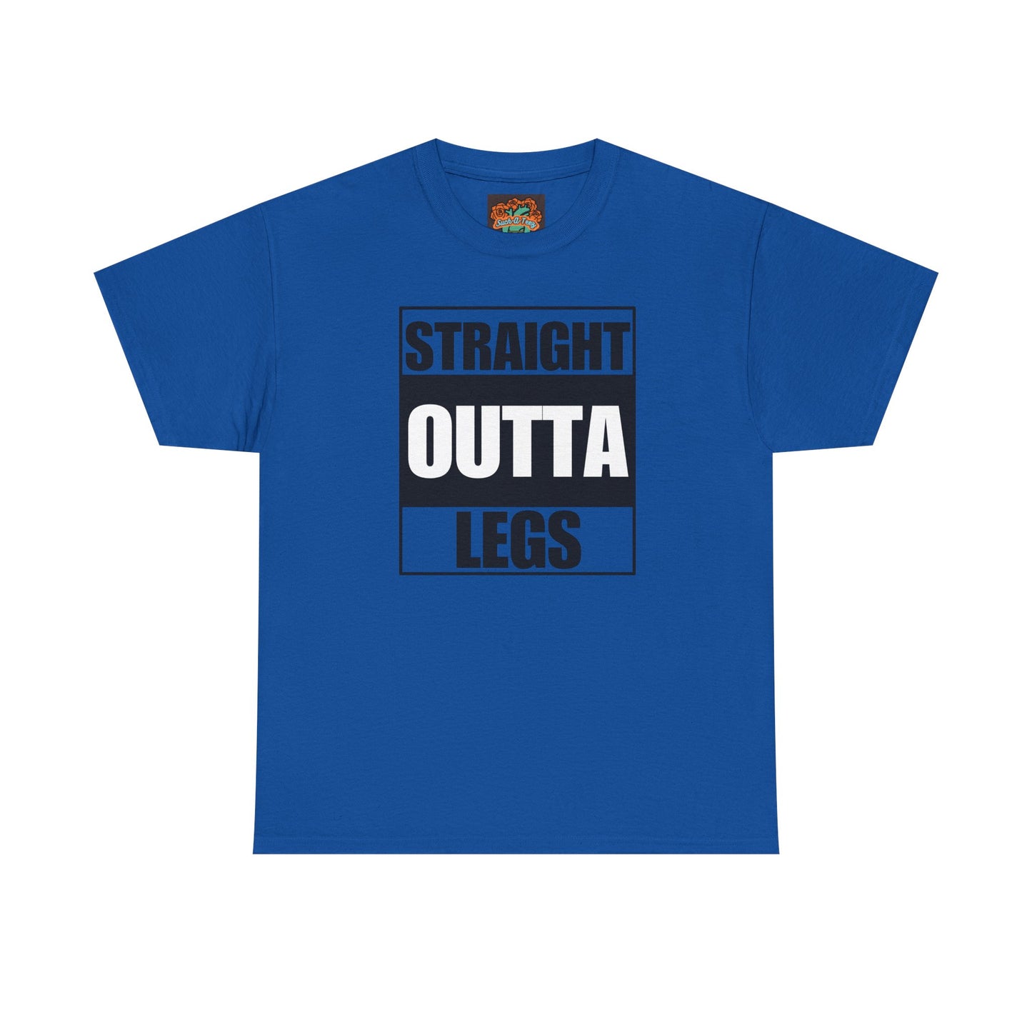 'Straight Outta Legs' Unisex Heavy Cotton Tee