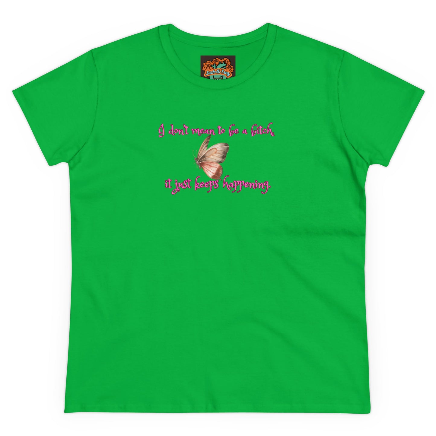 'Just Can't Help It' Women's Midweight Cotton Tee