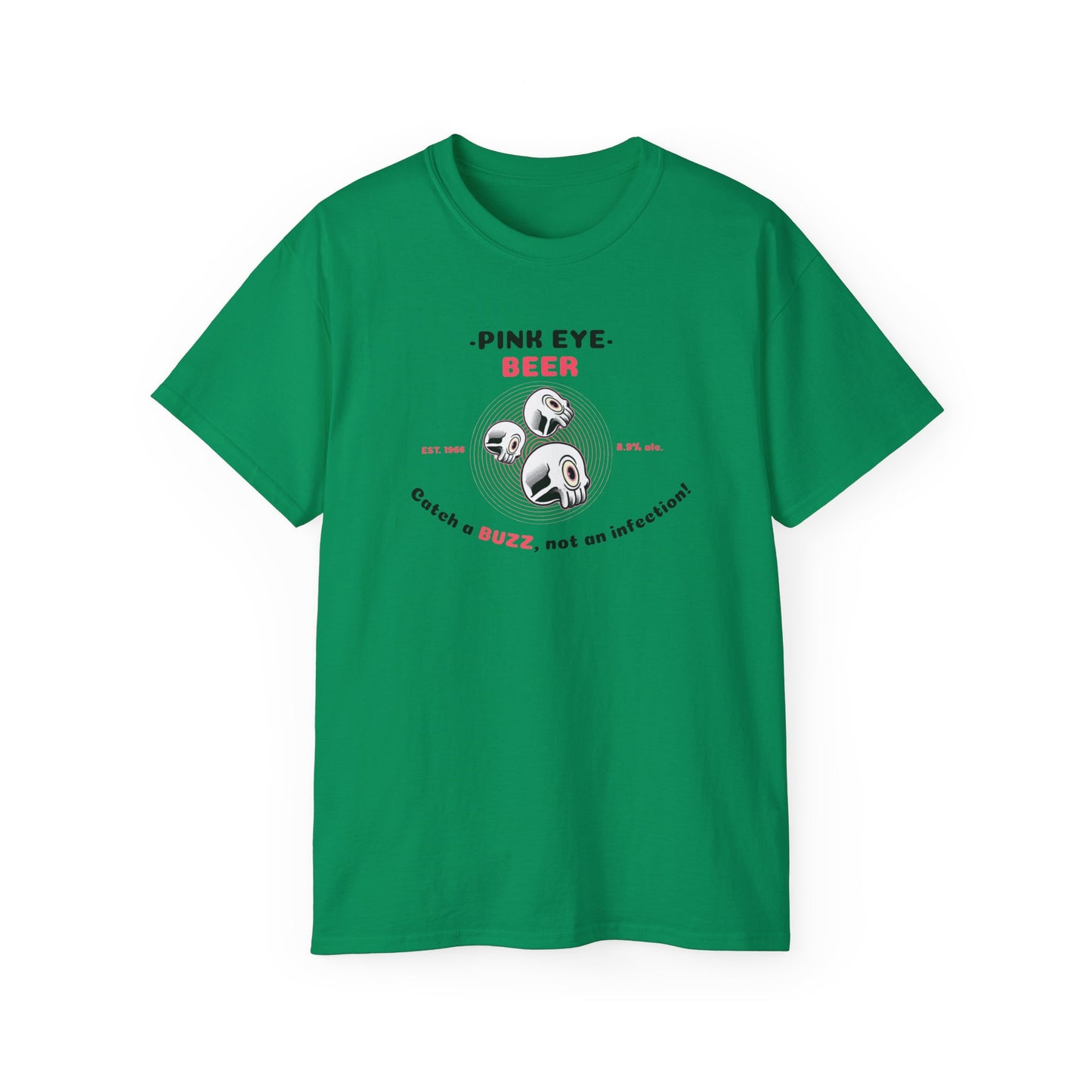 'Pink Eye Beer' Unisex Ultra Cotton Tee