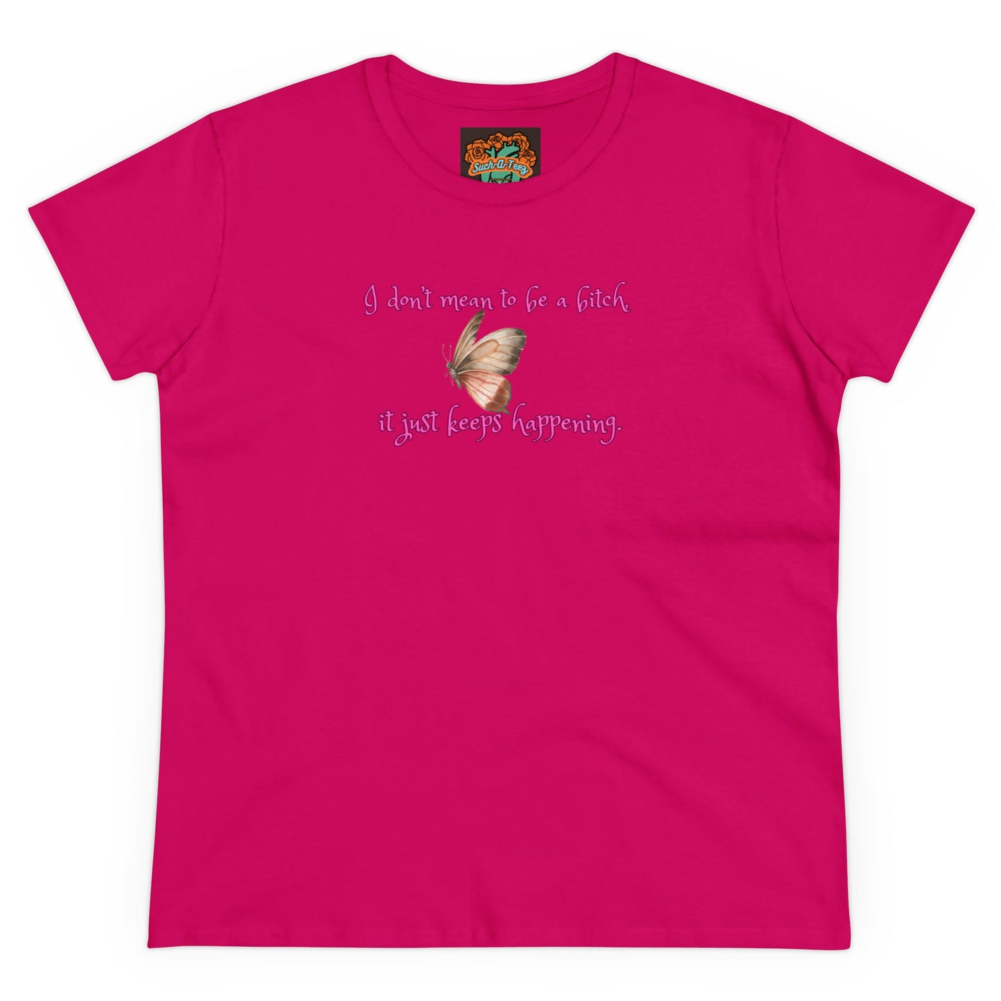 'Just Can't Help It' Women's Midweight Cotton Tee
