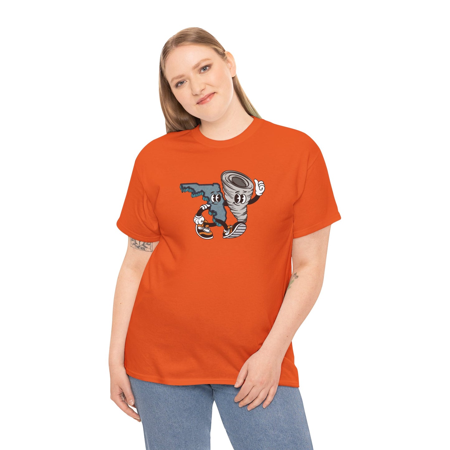 'Florida Hurricane Besties' Unisex Heavy Cotton Tee