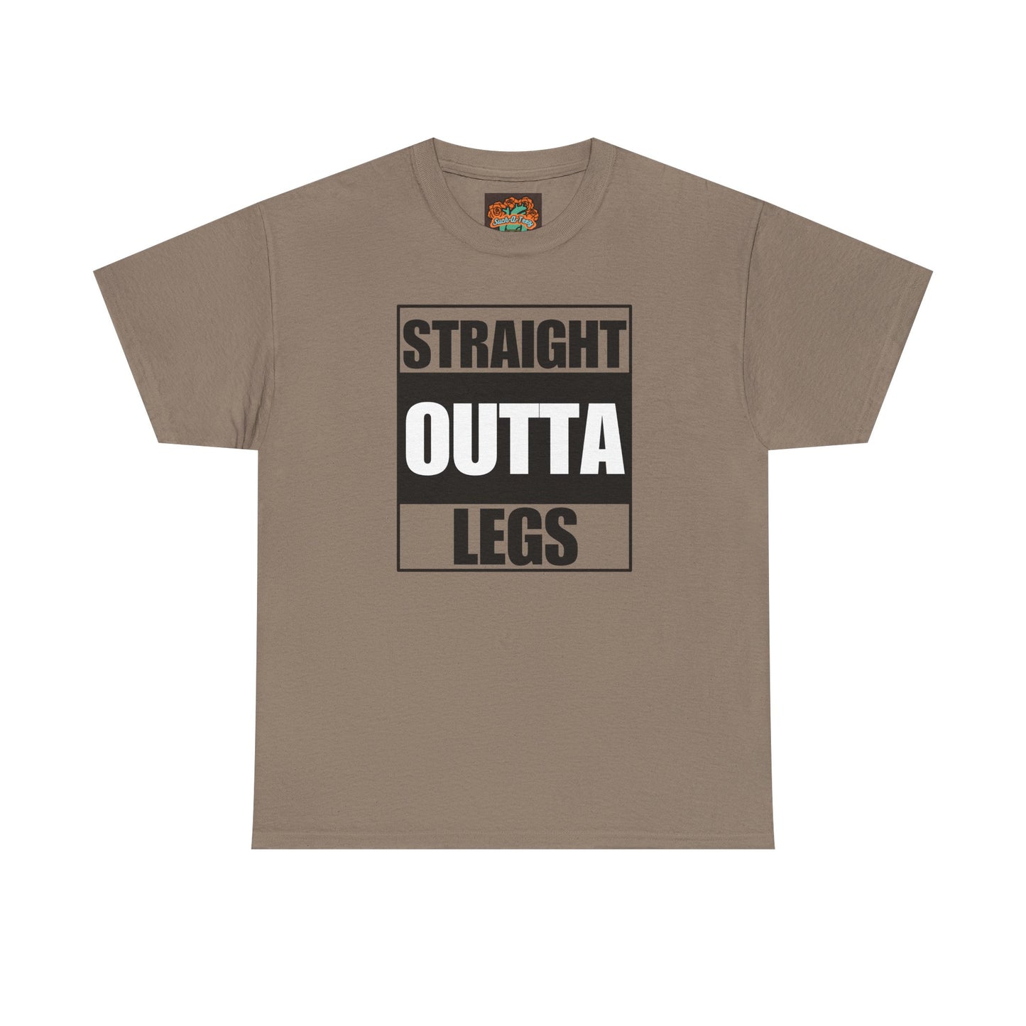 'Straight Outta Legs' Unisex Heavy Cotton Tee