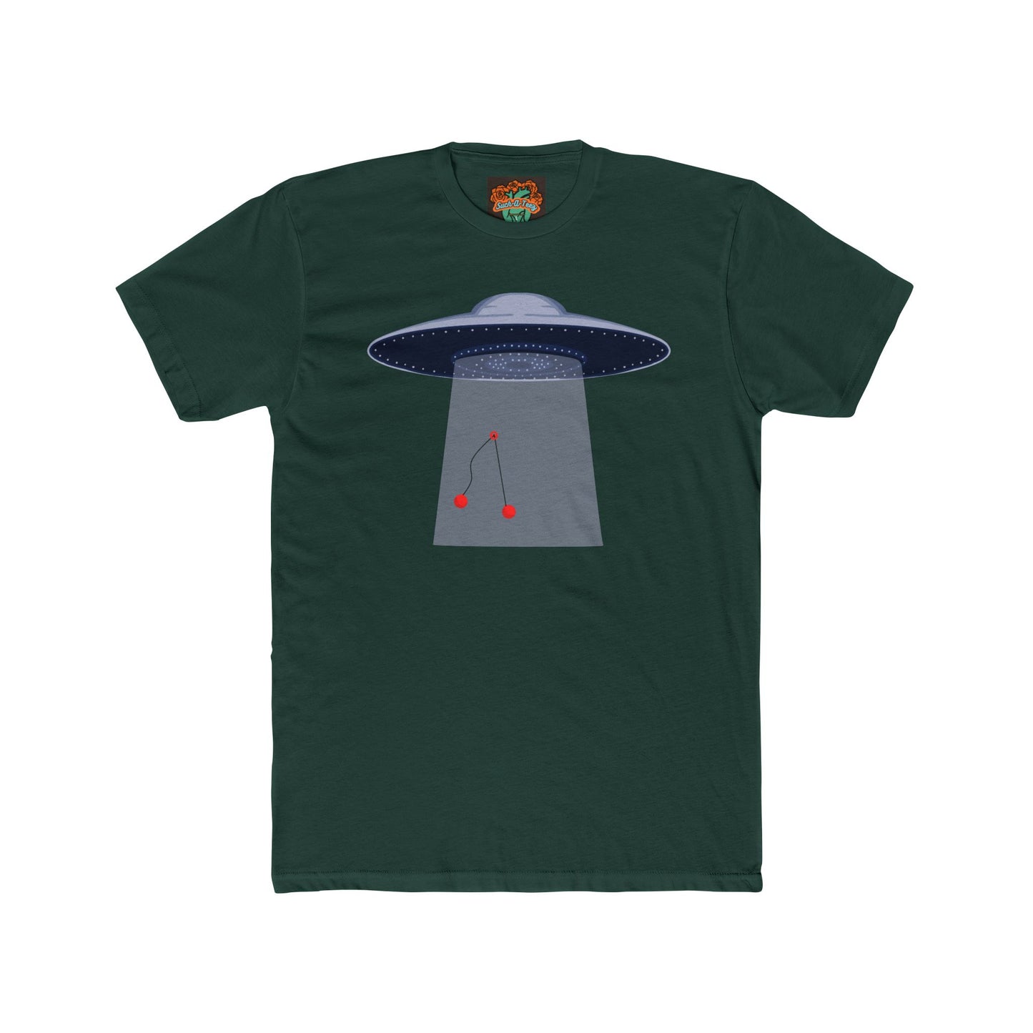 'Alien Clackers' Funny Alien Unisex Cotton Crew Tee