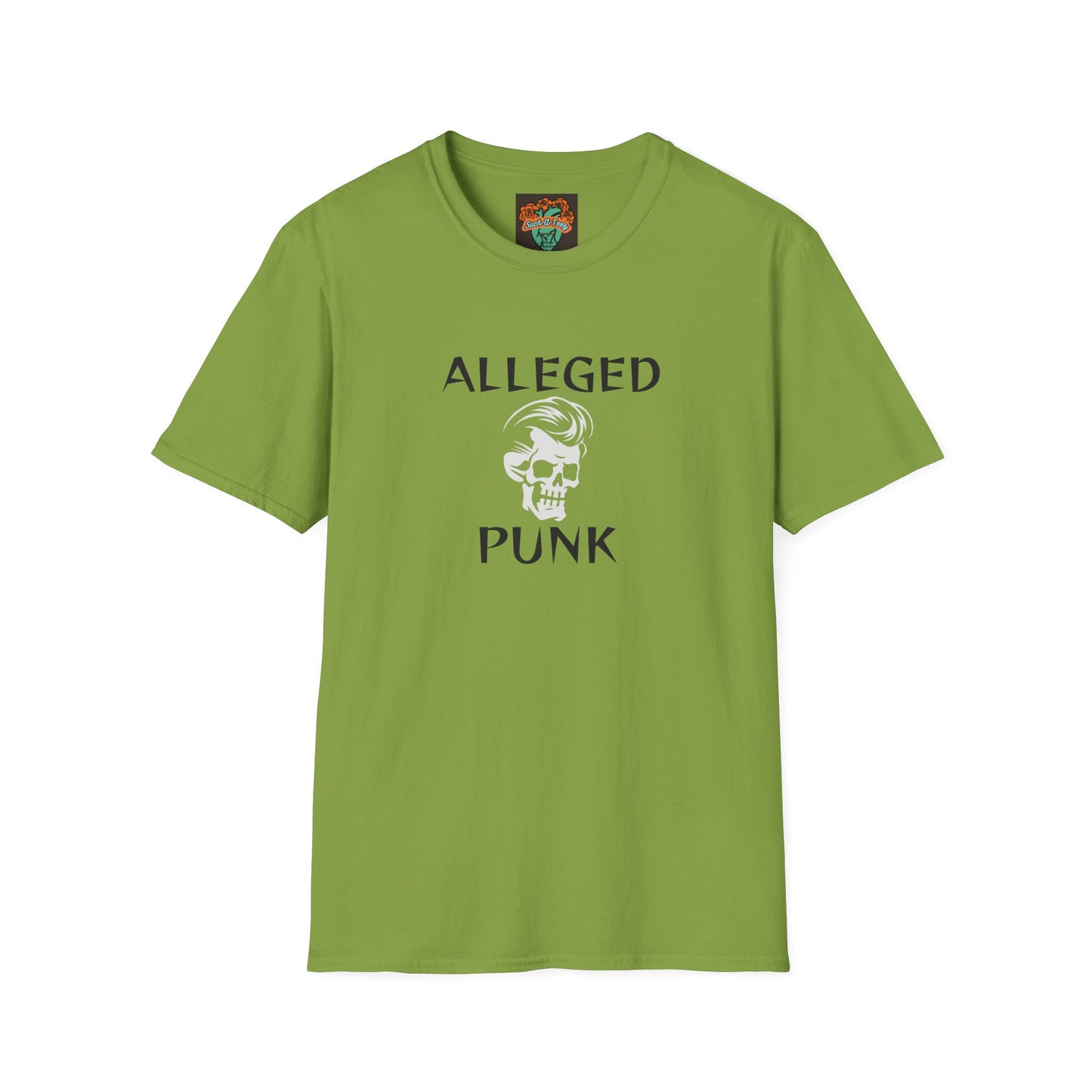 'Alleged Punk' Edgy Unisex Softstyle T-Shirt