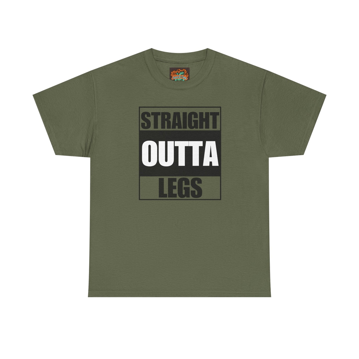 'Straight Outta Legs' Unisex Heavy Cotton Tee