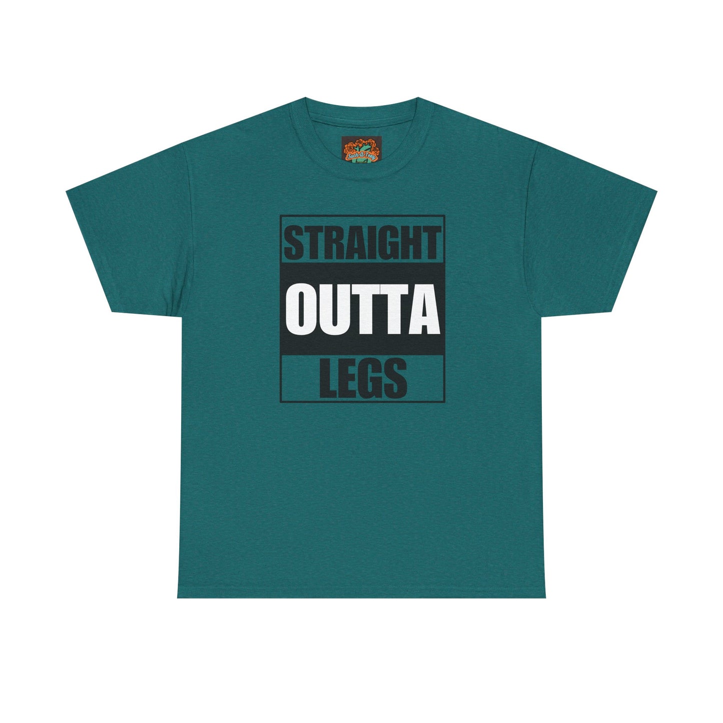 'Straight Outta Legs' Unisex Heavy Cotton Tee