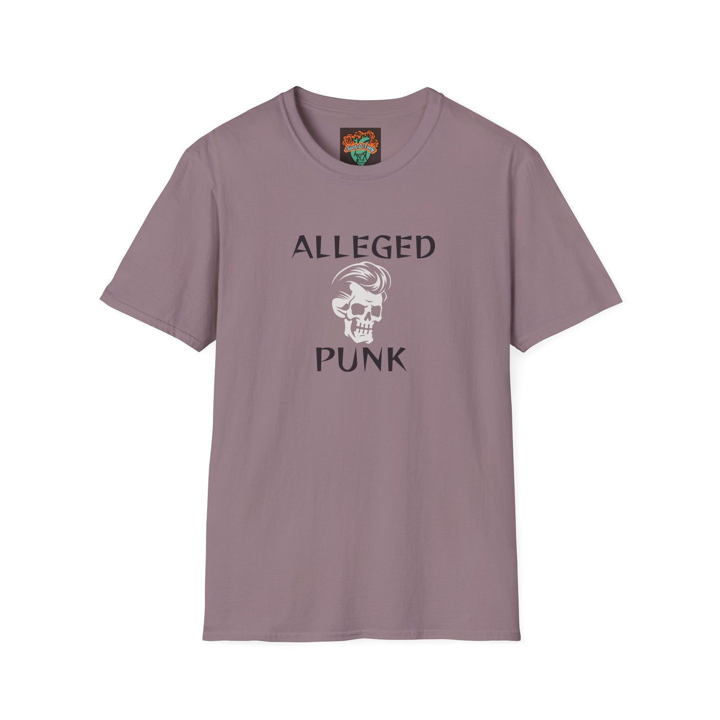 'Alleged Punk' Edgy Unisex Softstyle T-Shirt