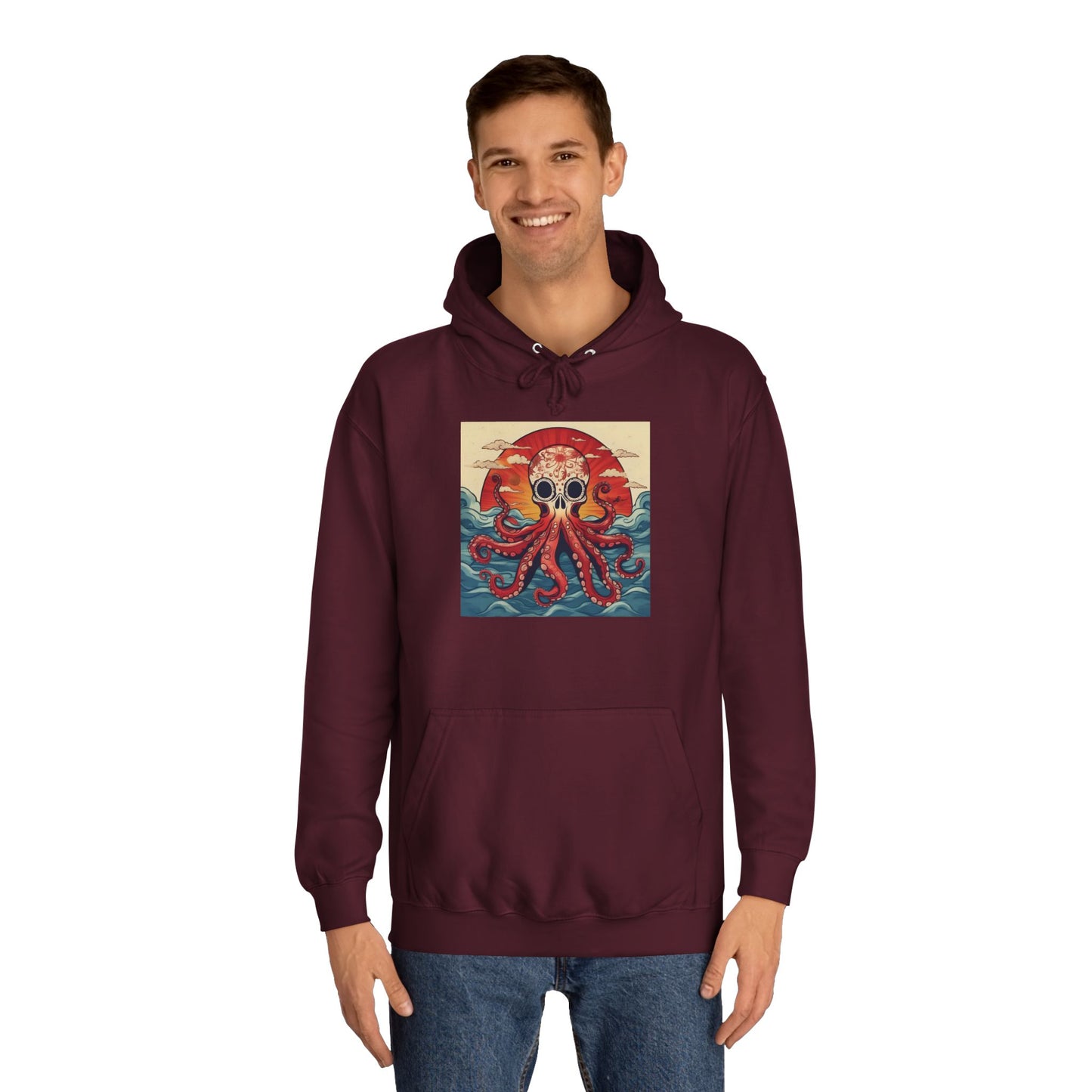 'OctoBer' Unisex College Hoodie