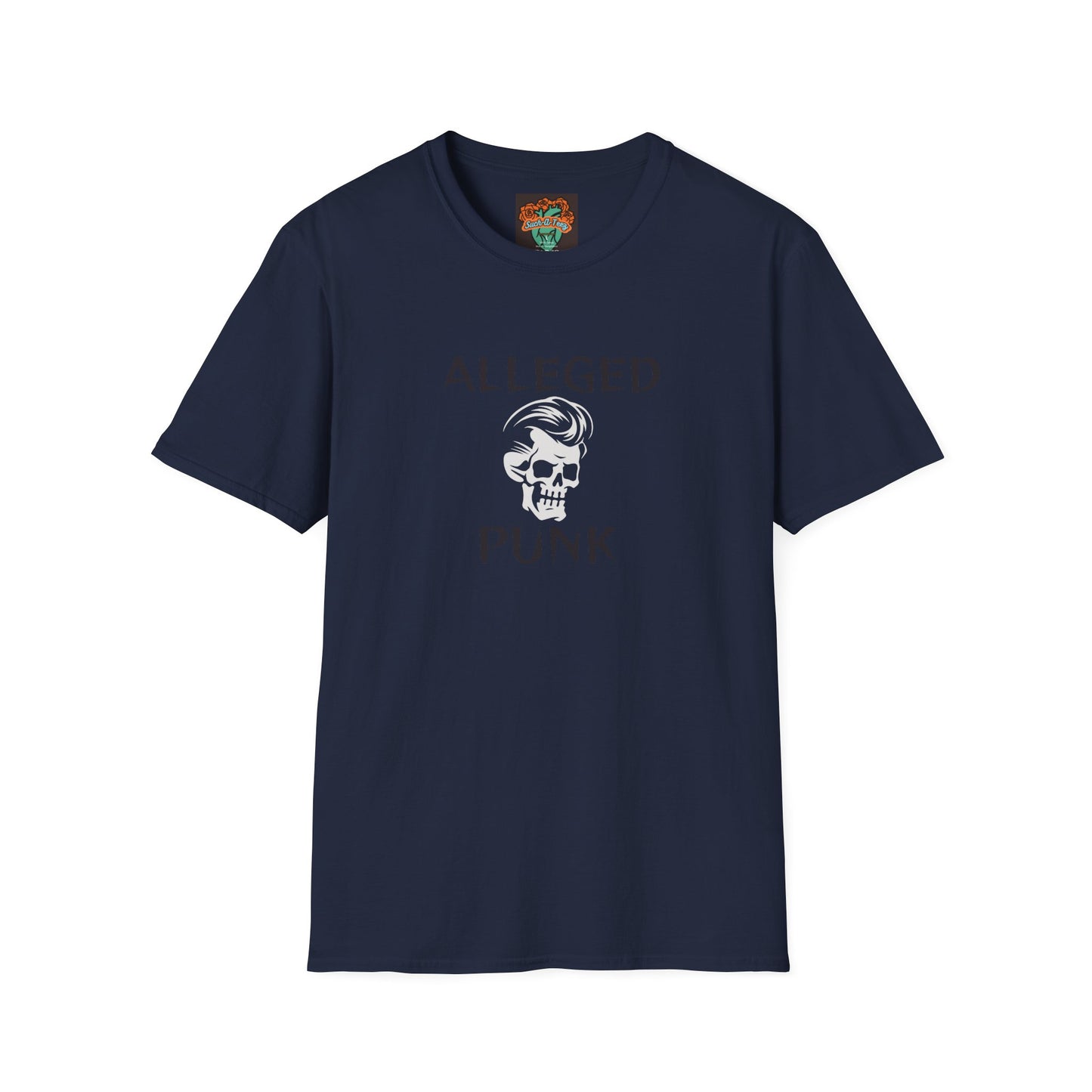 'Alleged Punk' Edgy Unisex Softstyle T-Shirt