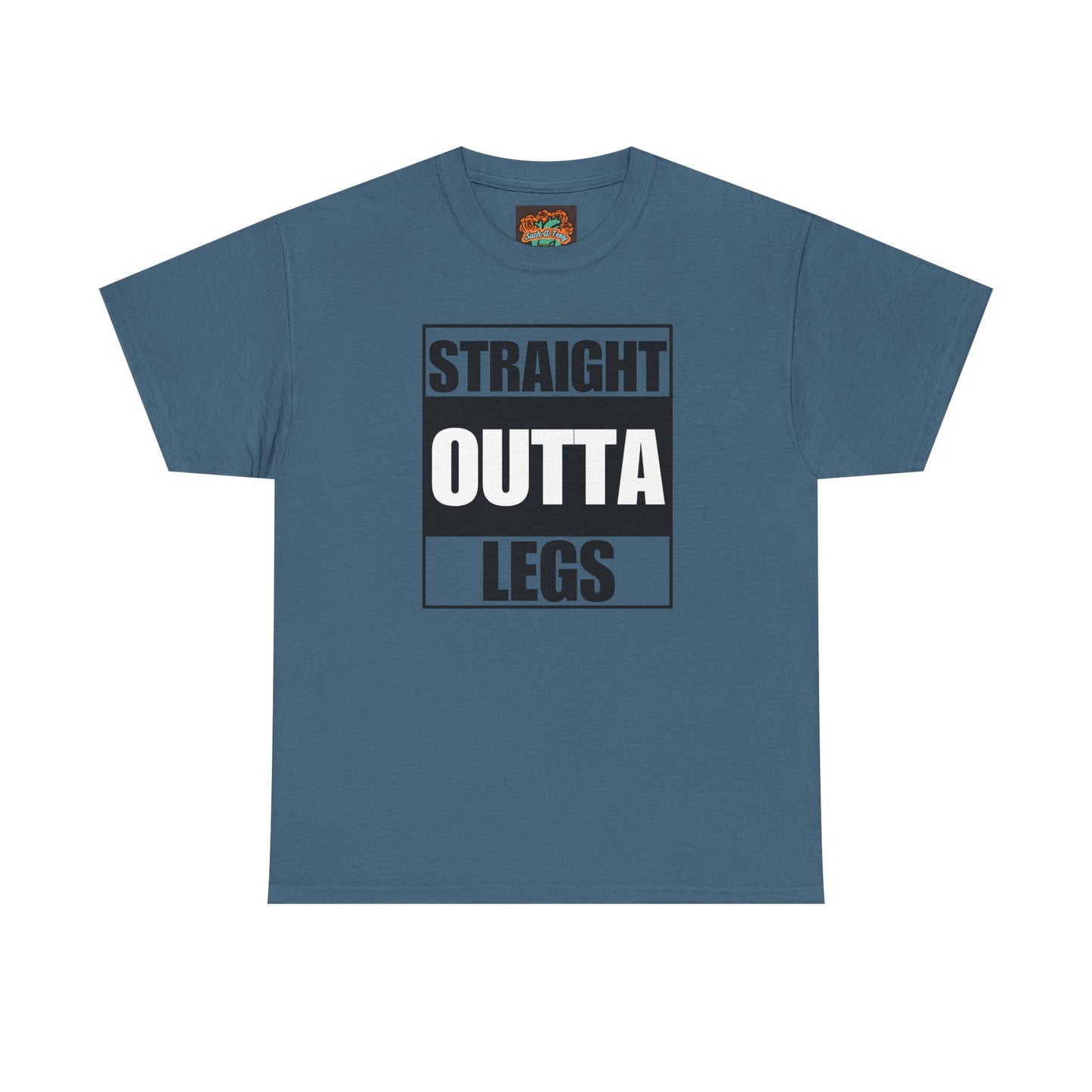 'Straight Outta Legs' Unisex Heavy Cotton Tee