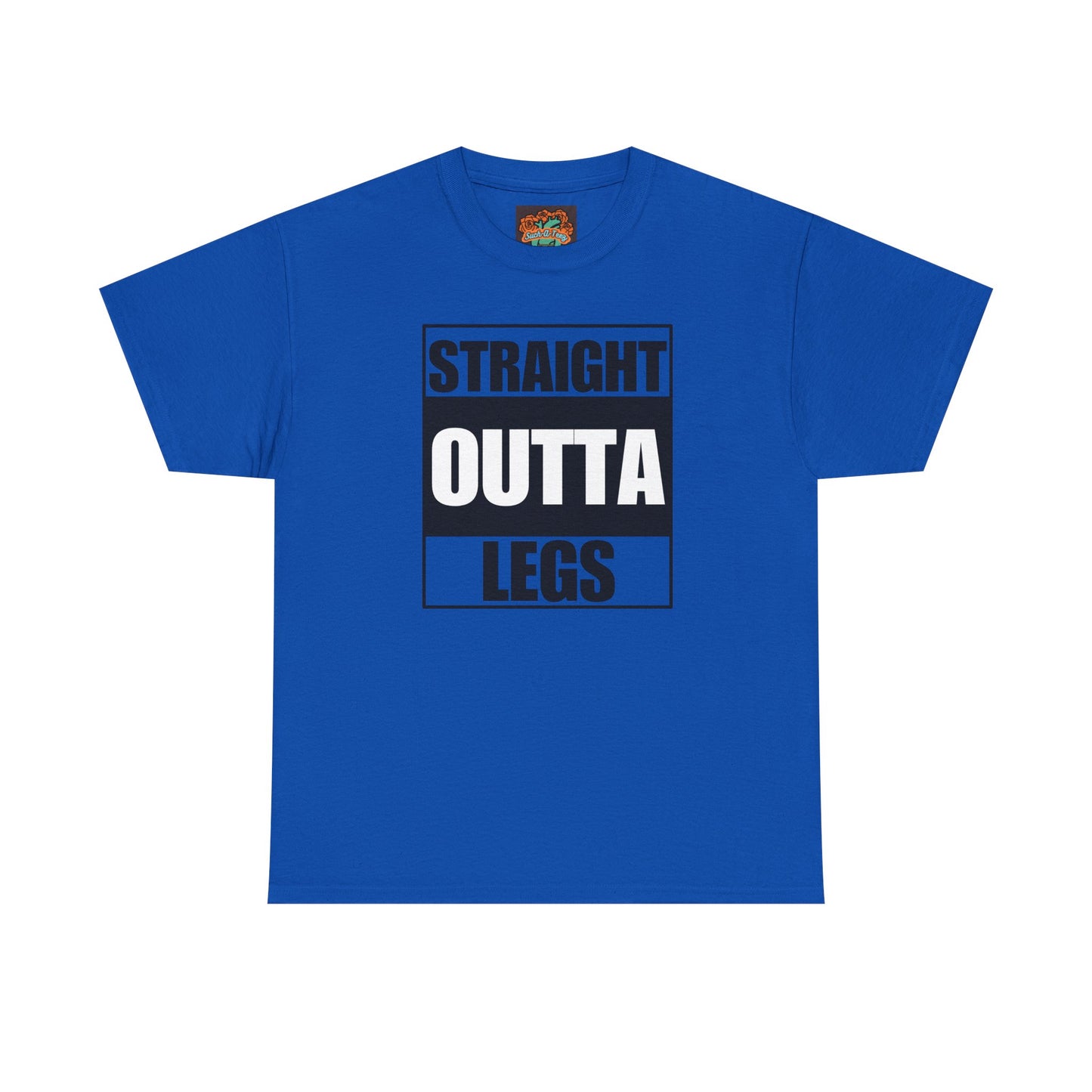 'Straight Outta Legs' Unisex Heavy Cotton Tee