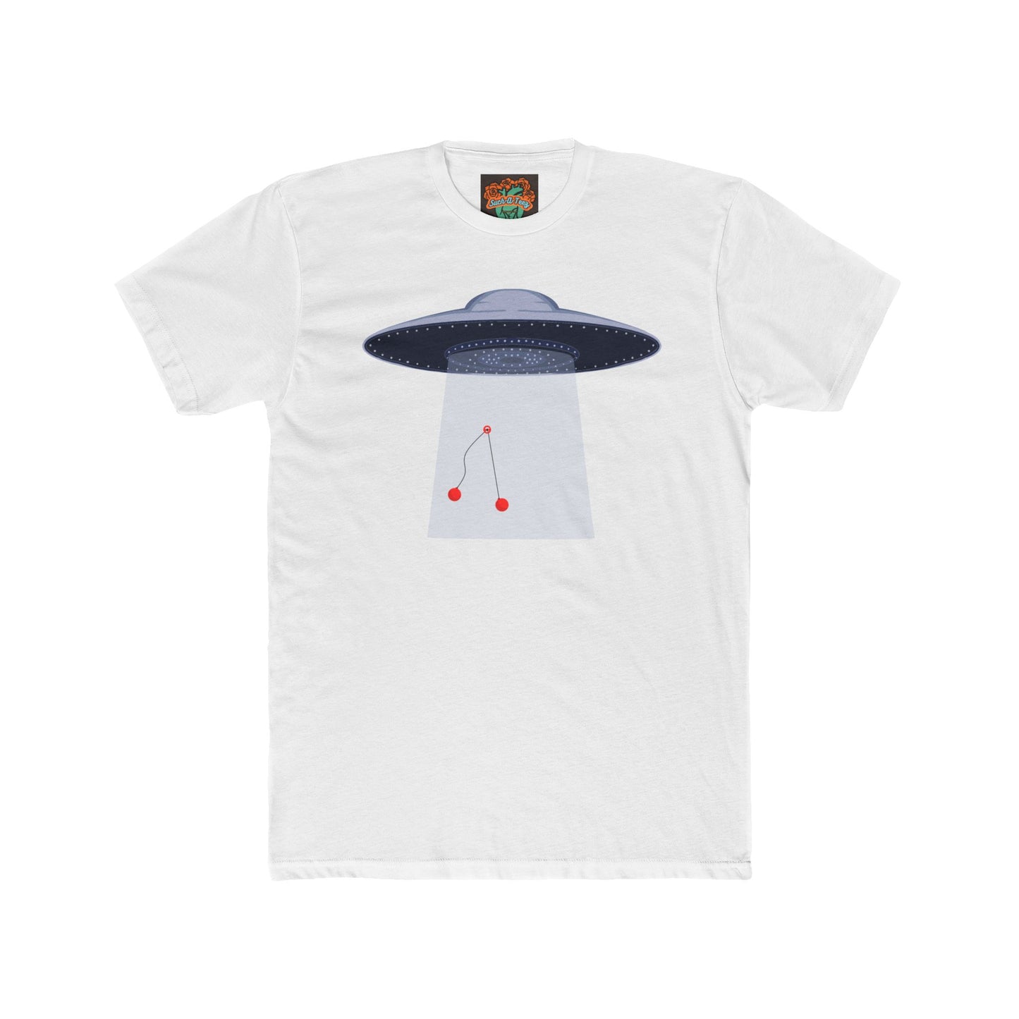 'Alien Clackers' Funny Alien Unisex Cotton Crew Tee