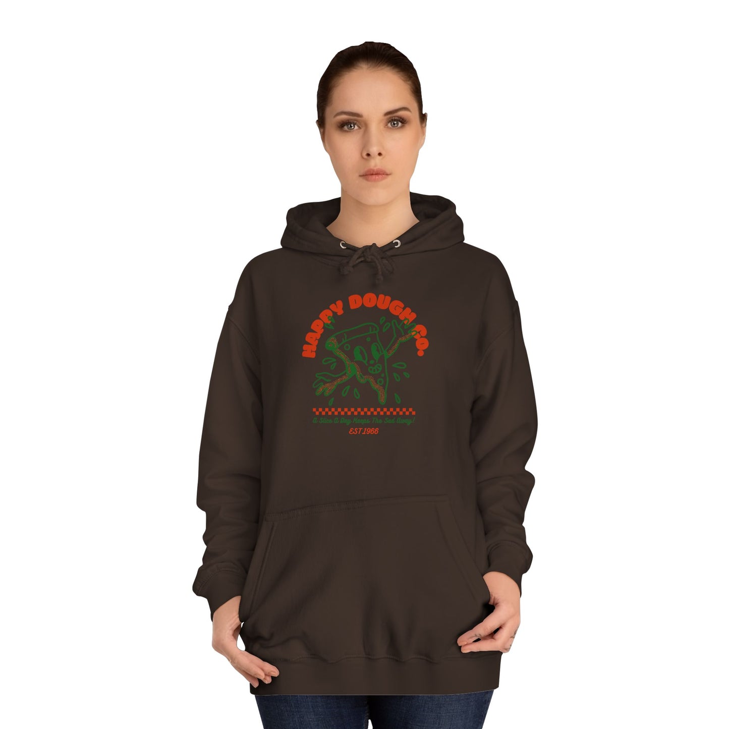 'Happy Dough Co.'Unisex College Hoodie