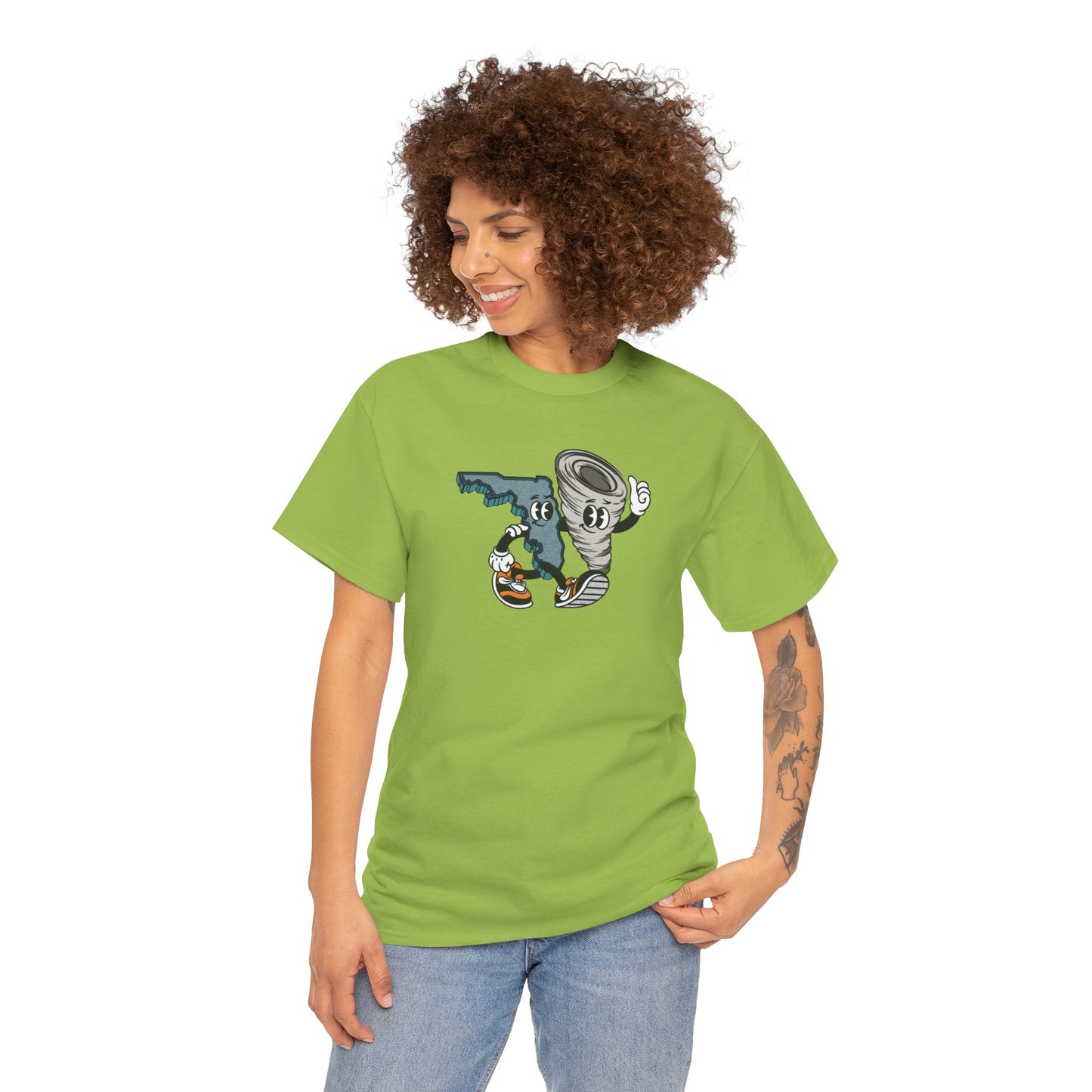 'Florida Hurricane Besties' Unisex Heavy Cotton Tee