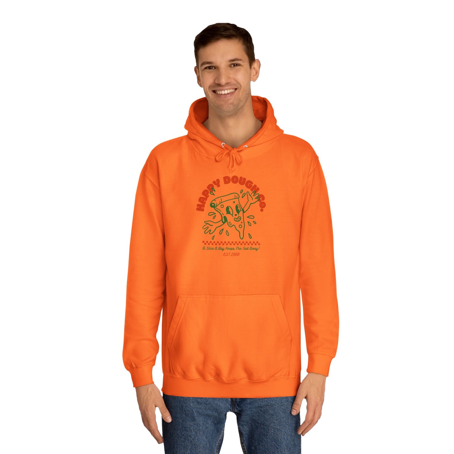 'Happy Dough Co.'Unisex College Hoodie