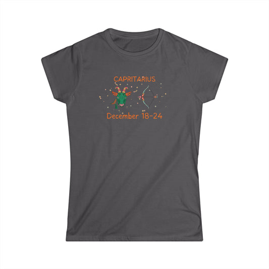 'Cusp - Capritarius' Women's Softstyle Tee