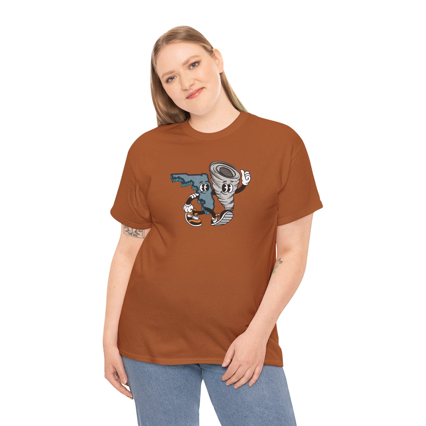 'Florida Hurricane Besties' Unisex Heavy Cotton Tee