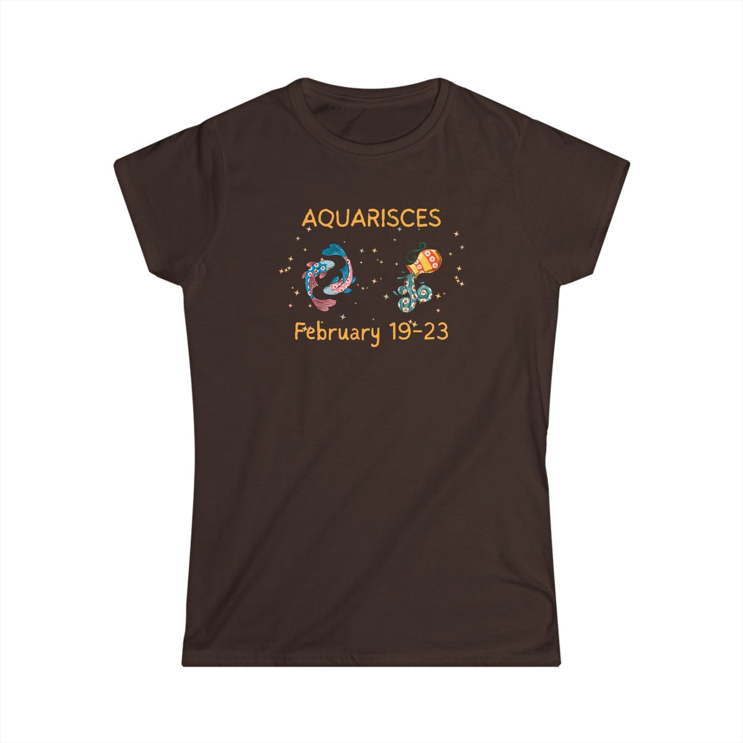 'Cusp - Aquarisces' Women's Softstyle Tee