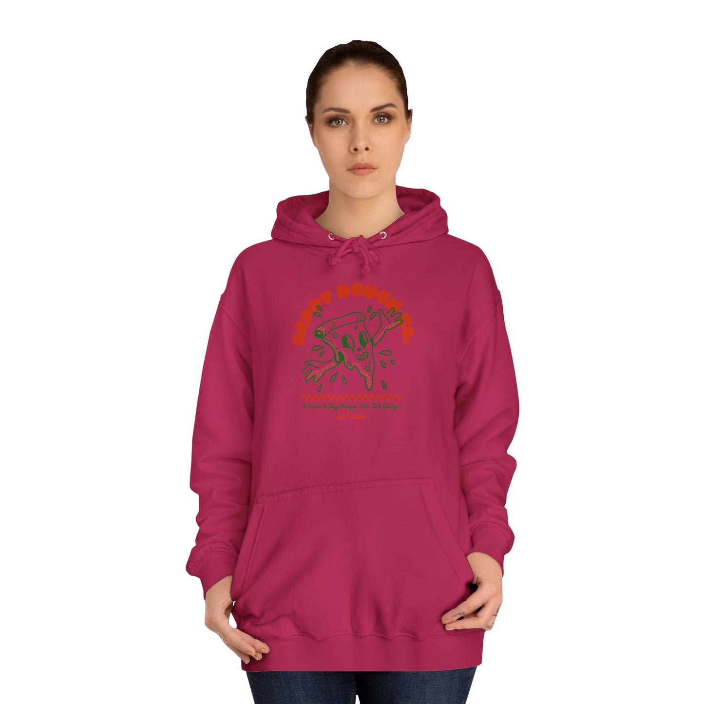 'Happy Dough Co.'Unisex College Hoodie