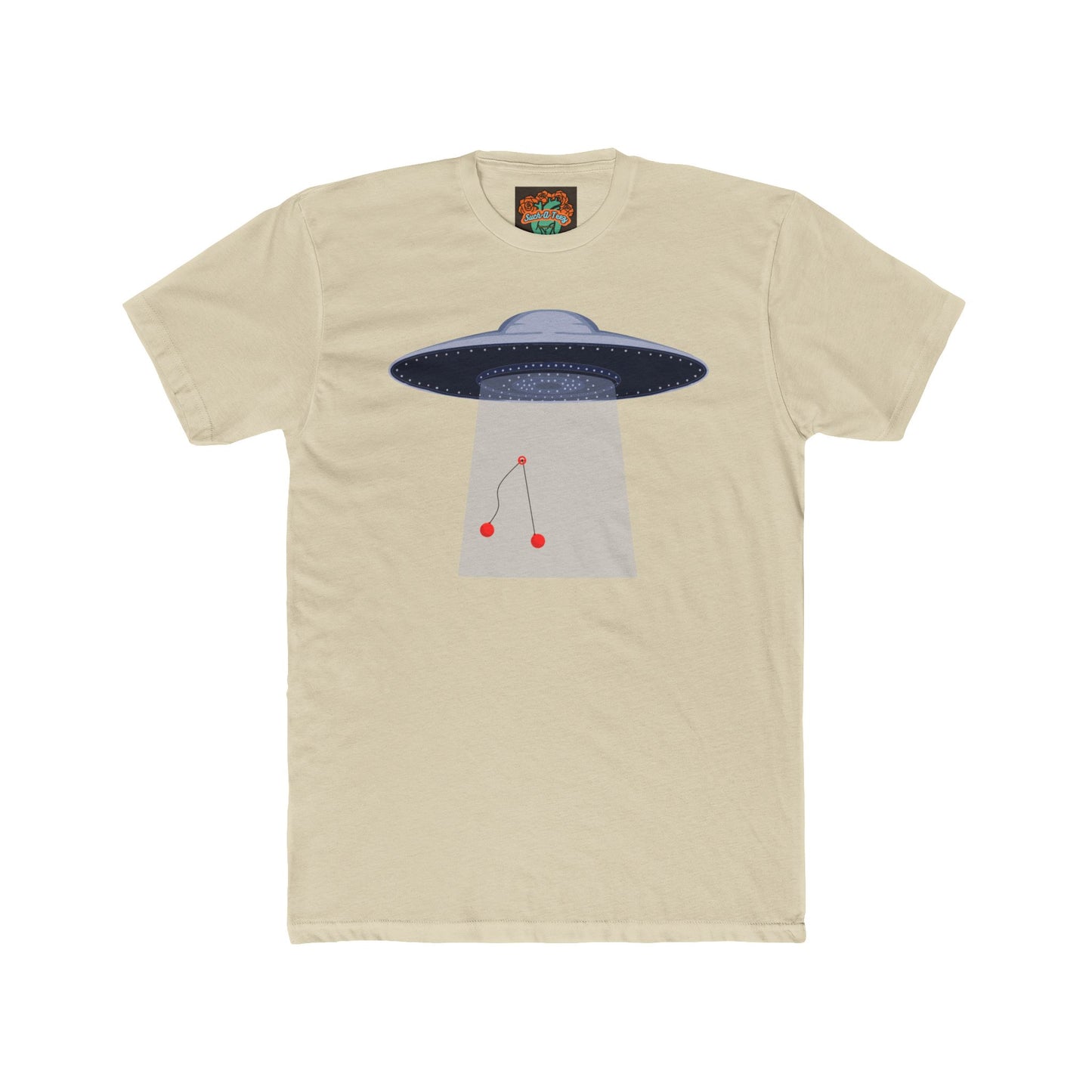 'Alien Clackers' Funny Alien Unisex Cotton Crew Tee