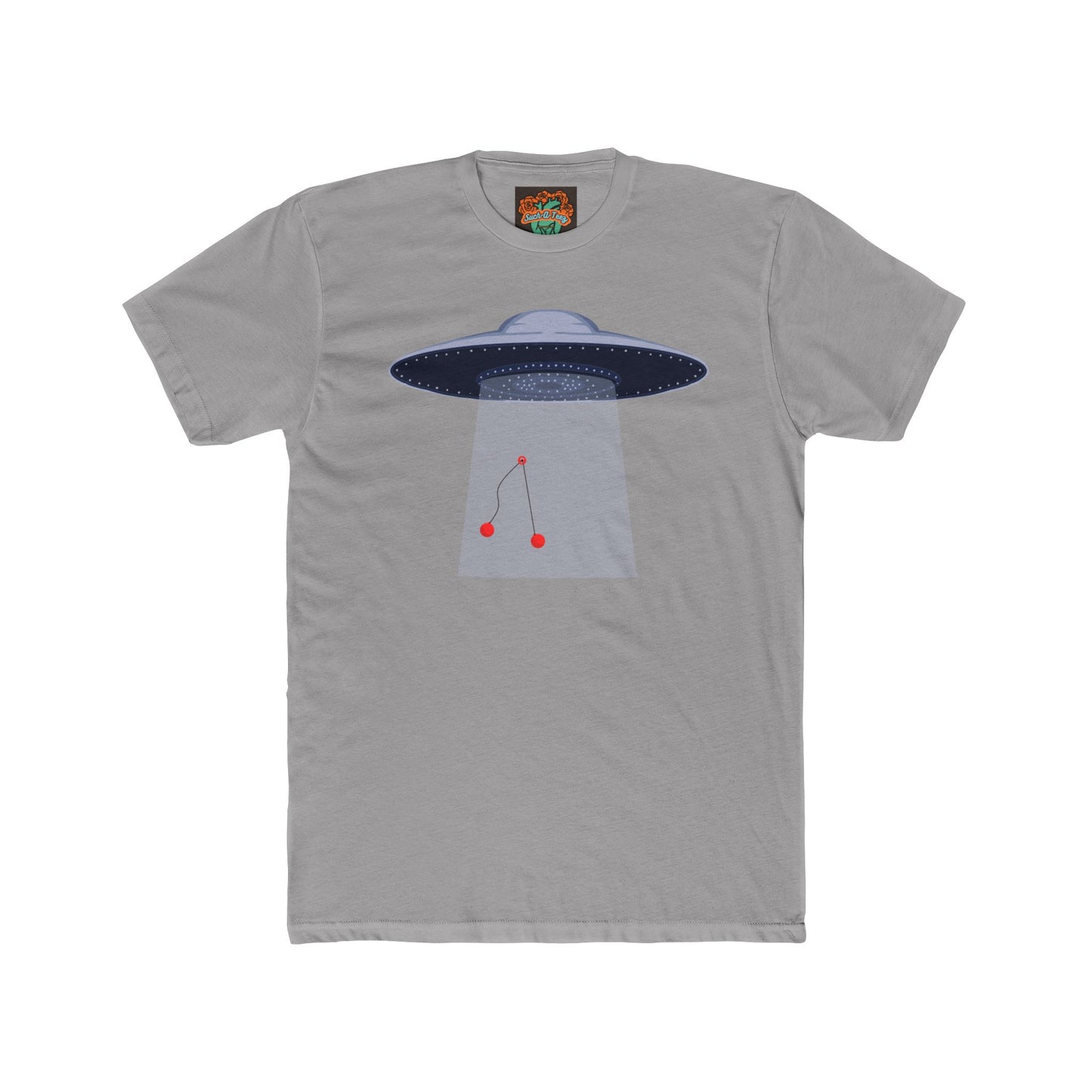 'Alien Clackers' Funny Alien Unisex Cotton Crew Tee
