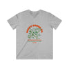 'Happy Dough Co.' Men's Fitted V-Neck Short Sleeve Tee