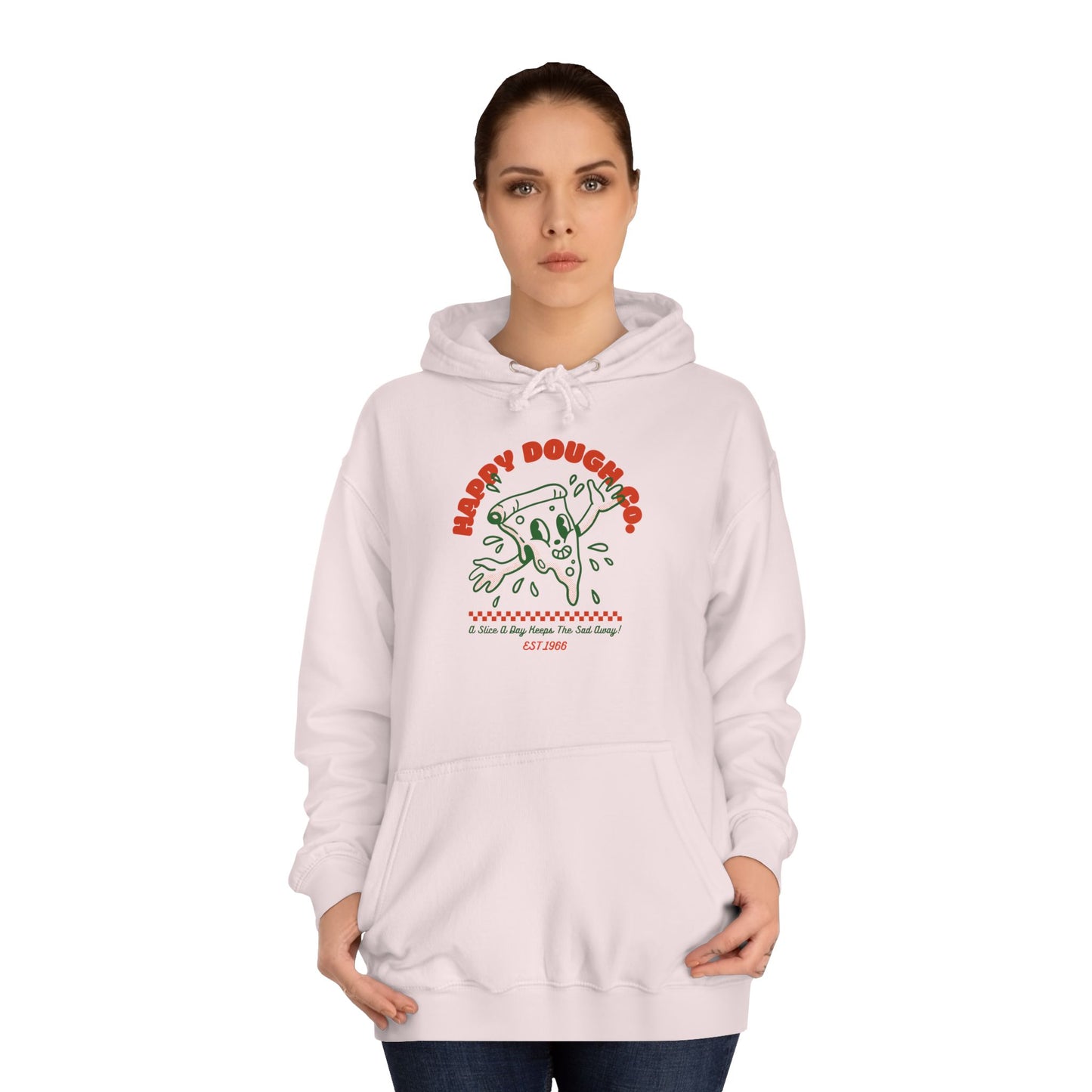 'Happy Dough Co.'Unisex College Hoodie