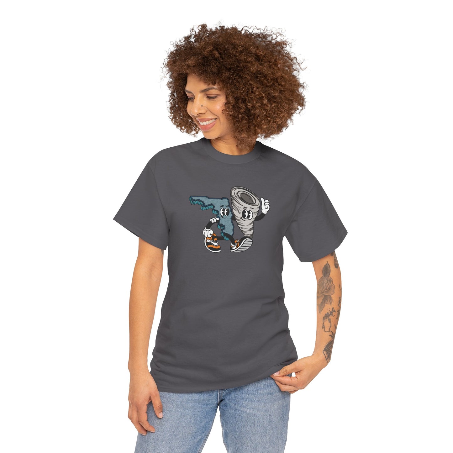 'Florida Hurricane Besties' Unisex Heavy Cotton Tee