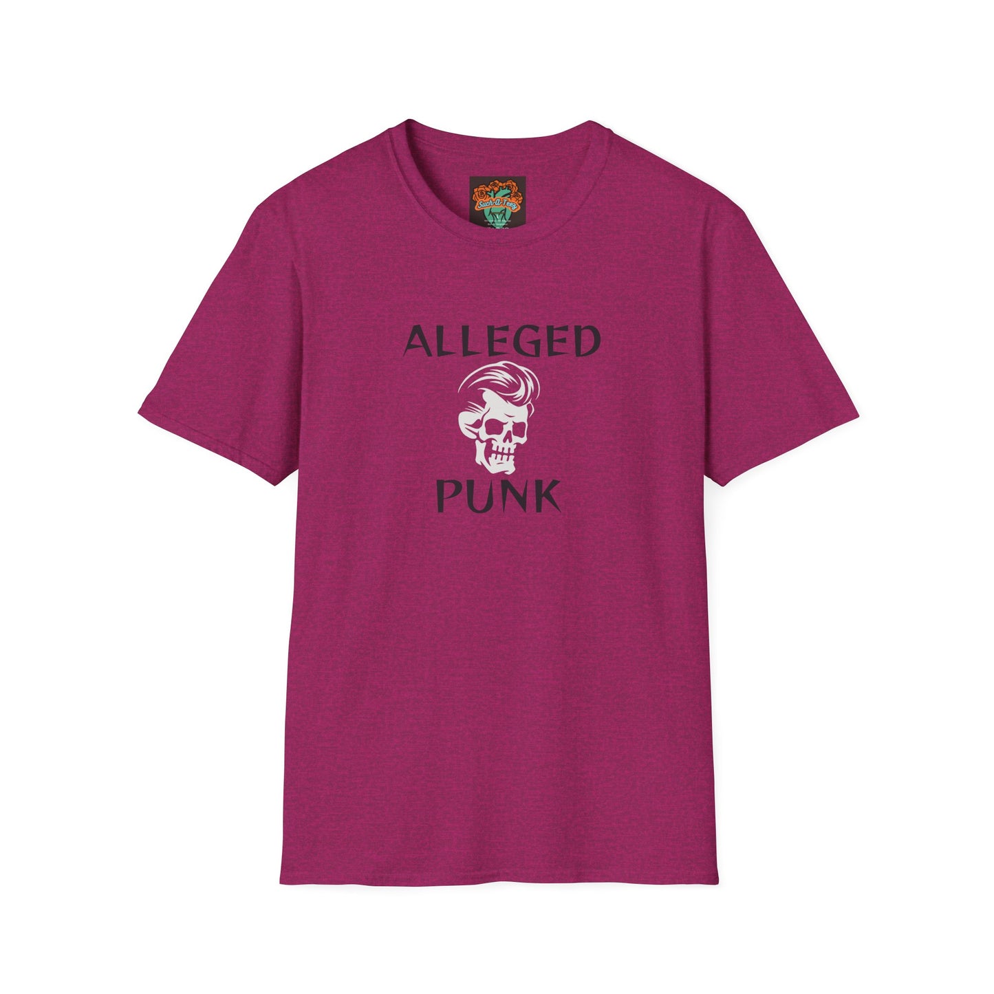 'Alleged Punk' Edgy Unisex Softstyle T-Shirt