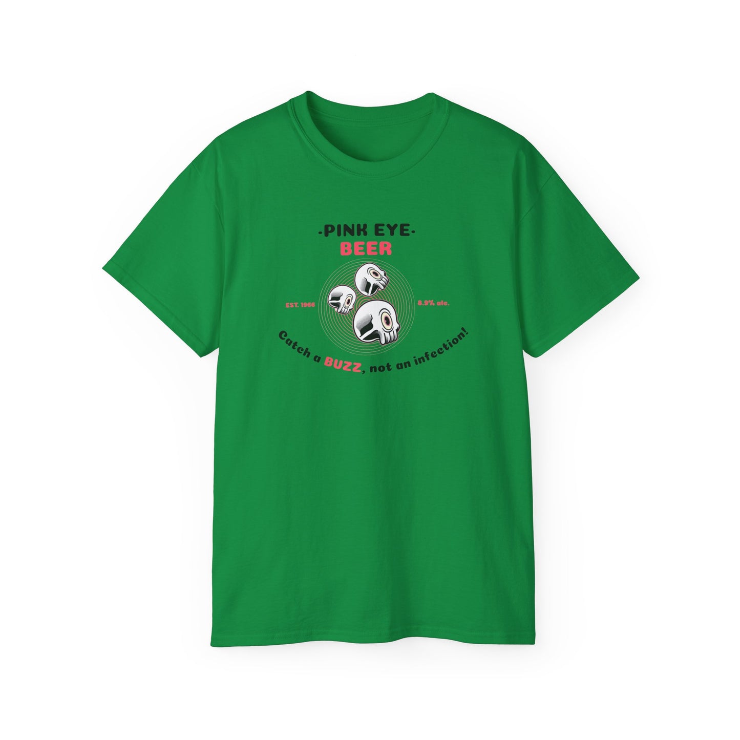 'Pink Eye Beer' Unisex Ultra Cotton Tee