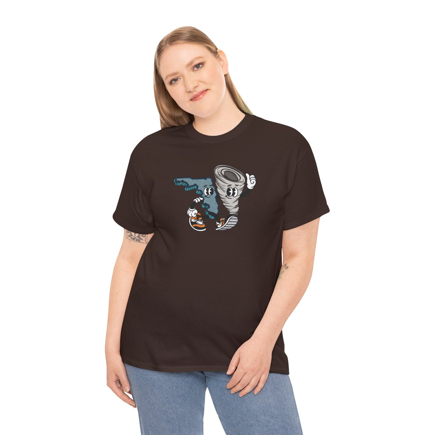 'Florida Hurricane Besties' Unisex Heavy Cotton Tee