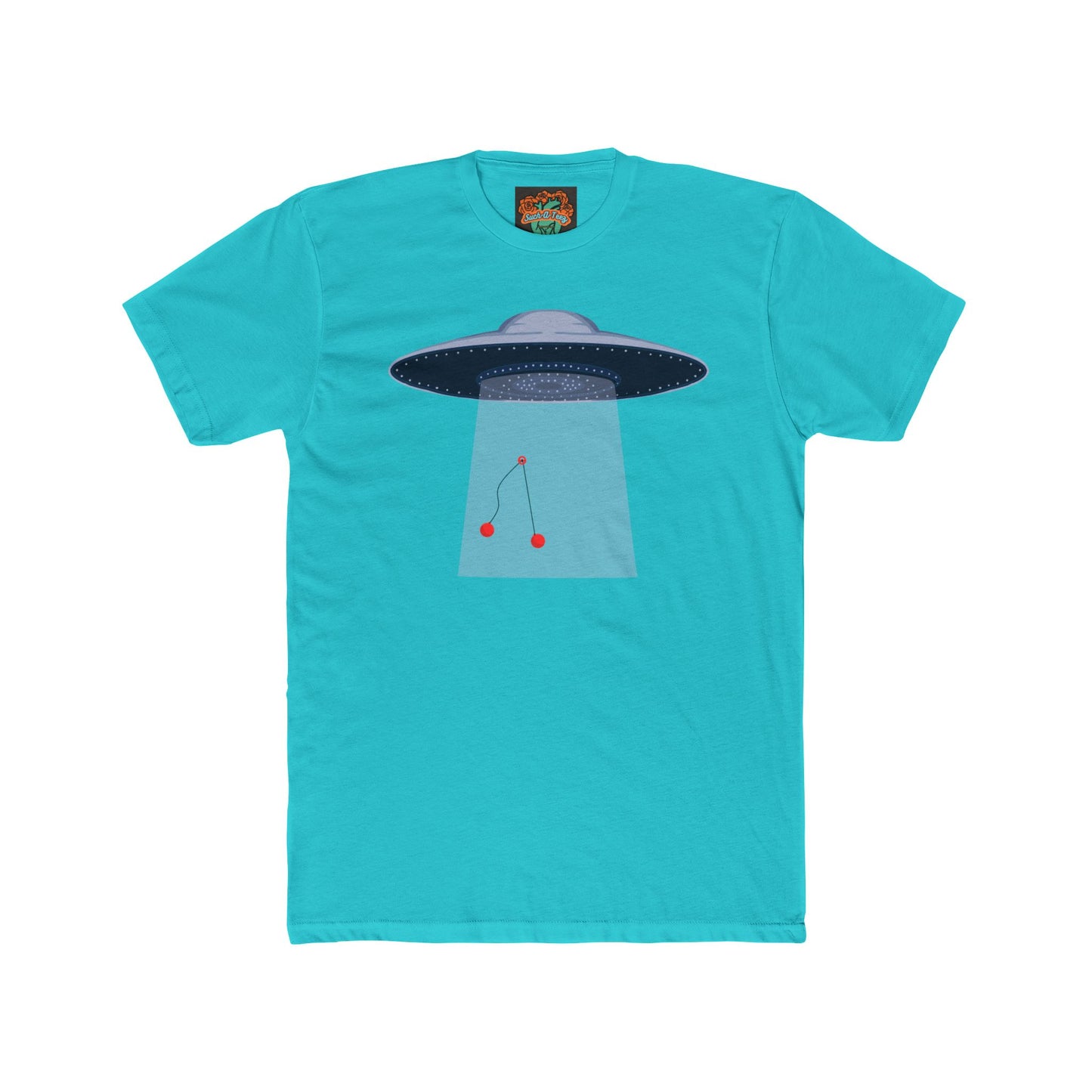 'Alien Clackers' Funny Alien Unisex Cotton Crew Tee