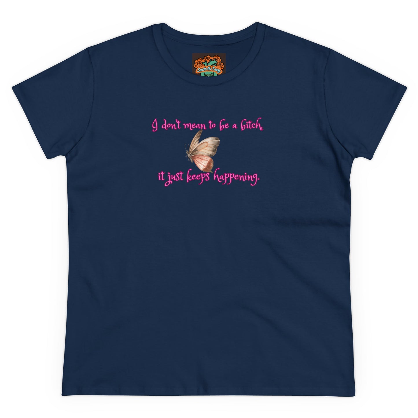 'Just Can't Help It' Women's Midweight Cotton Tee