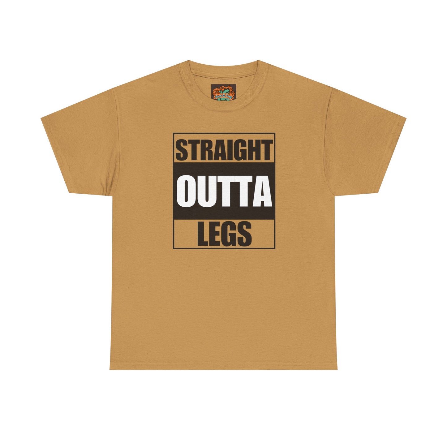 'Straight Outta Legs' Unisex Heavy Cotton Tee