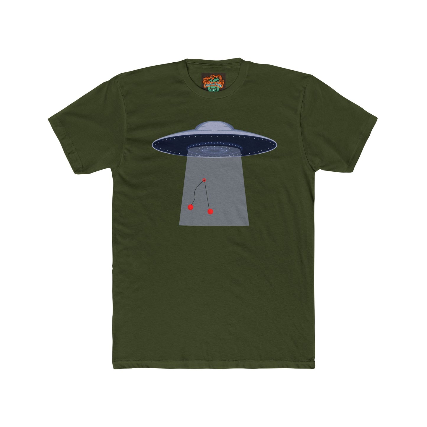 'Alien Clackers' Funny Alien Unisex Cotton Crew Tee