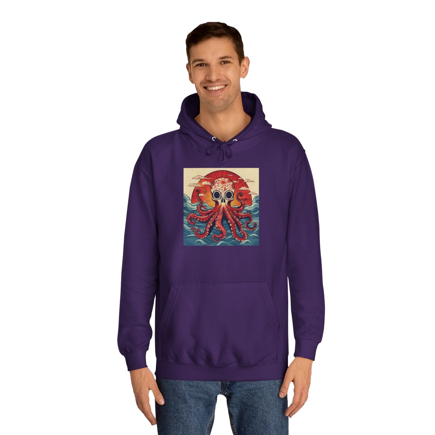 'OctoBer' Unisex College Hoodie