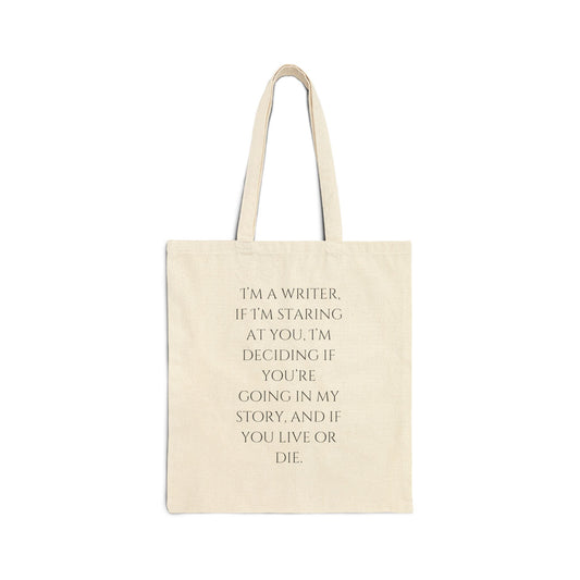 'My Story' Cotton Canvas Tote Bag