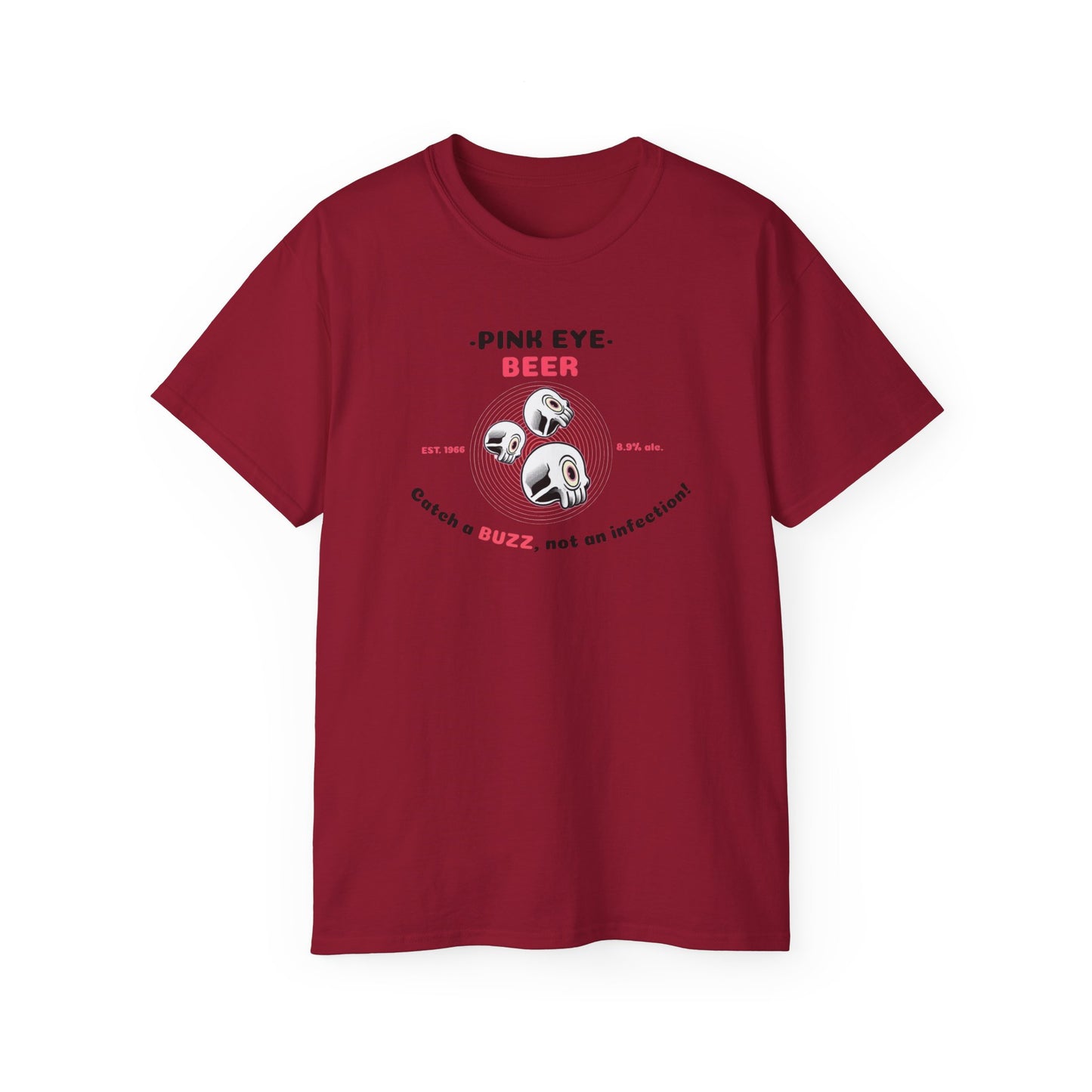 'Pink Eye Beer' Unisex Ultra Cotton Tee