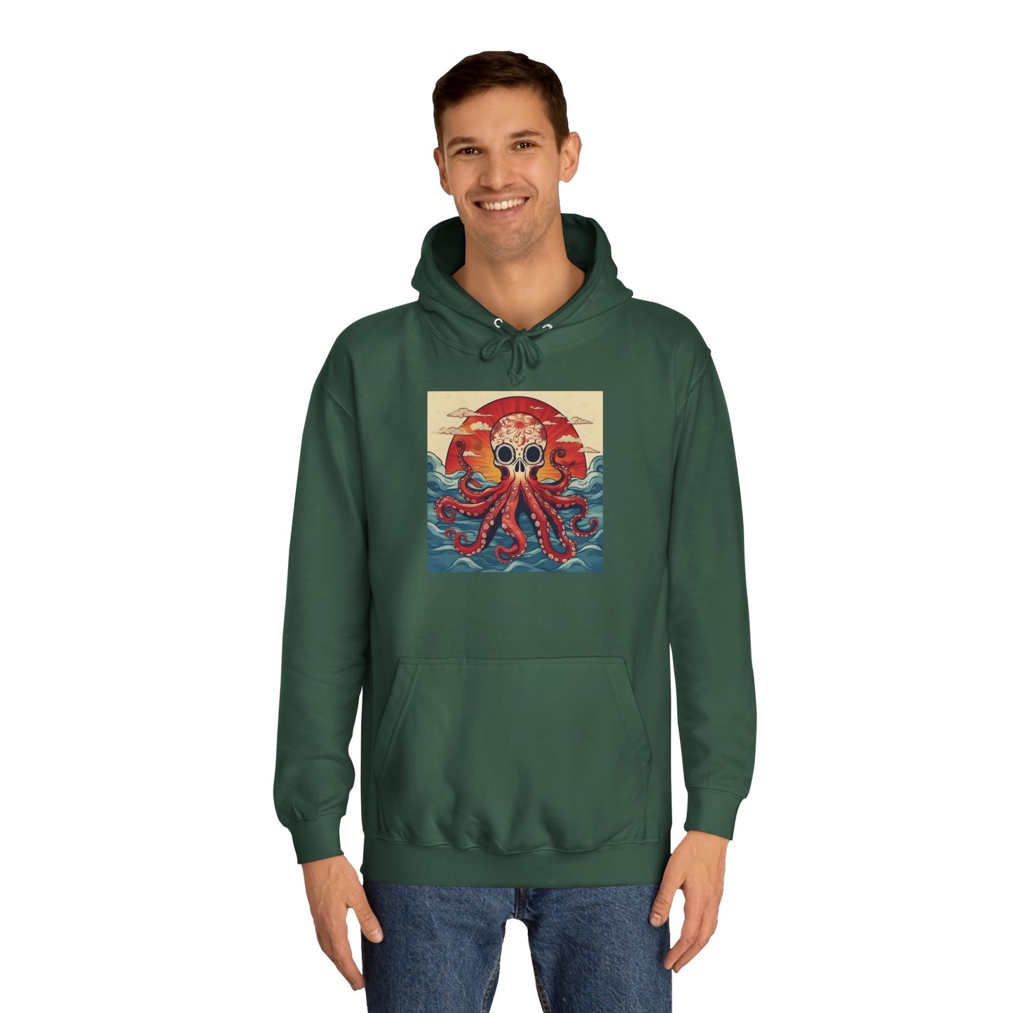 'OctoBer' Unisex College Hoodie